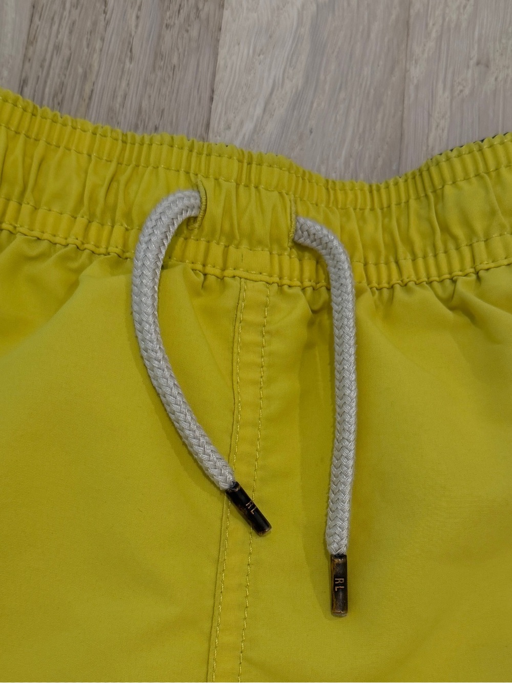 Ralph Lauren Traveller Polo Boys Yellow Swim Trunks Board Shorts Large 14-16 - Picture 6 of 9